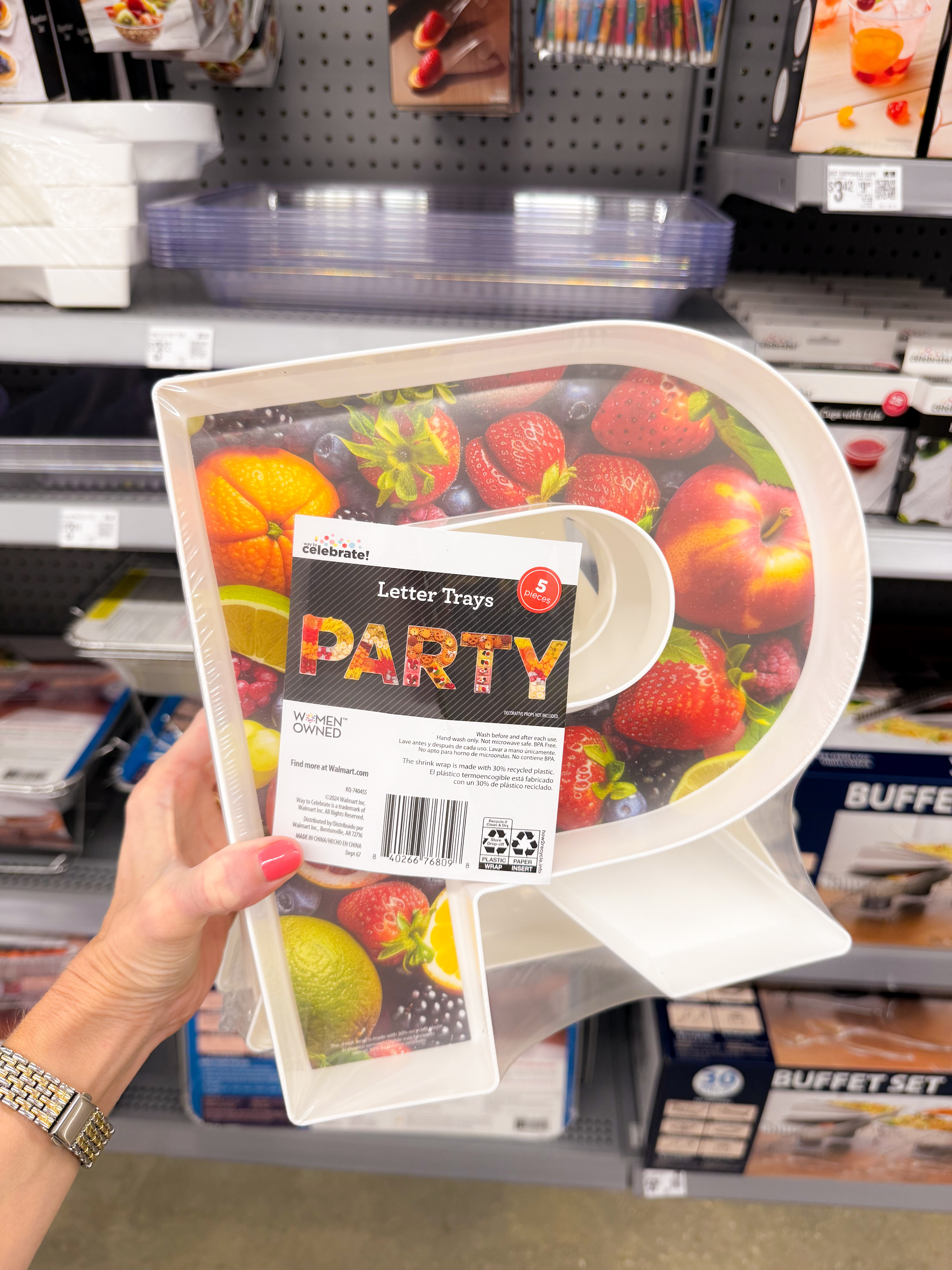 Party trays at Walmart!

#LTKHome