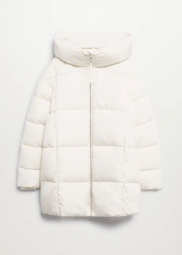 Hood quilted coat | MANGO (UK)