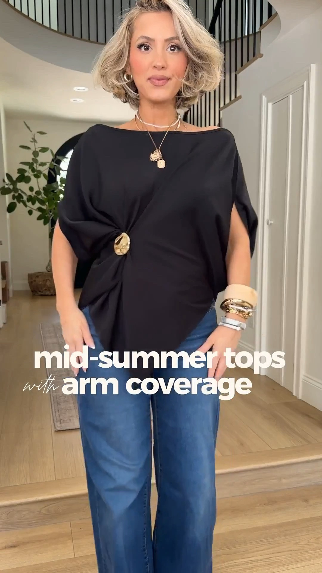 Mid-summer CHIC tops with ARM COVERAGE 😍💋

Wearing small in everything!

#LTKgrwm #LTKootd #LTKU