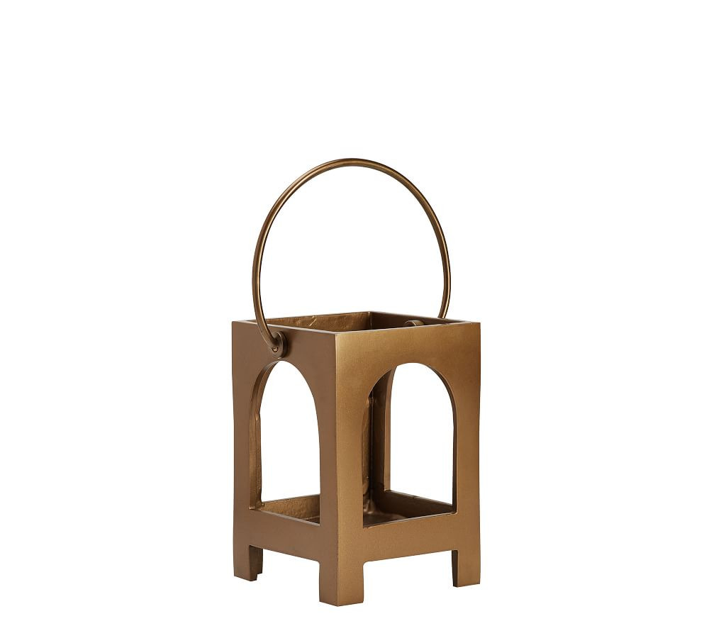 Danika Handcrafted Brass Lanterns | Pottery Barn (US)