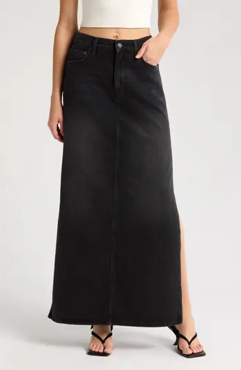 MOTHER The Fun Dip Slice Maxi Skirt in Late Night Lick at Nordstrom Rack, Size 26 | Nordstrom Rack