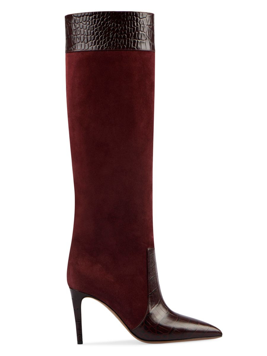85MM Leather Stiletto Boots | Saks Fifth Avenue