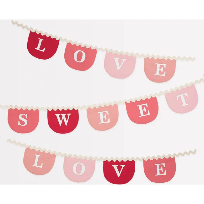 Meri Meri | Valentine's Fabric Garland | Maisonette | Maisonette