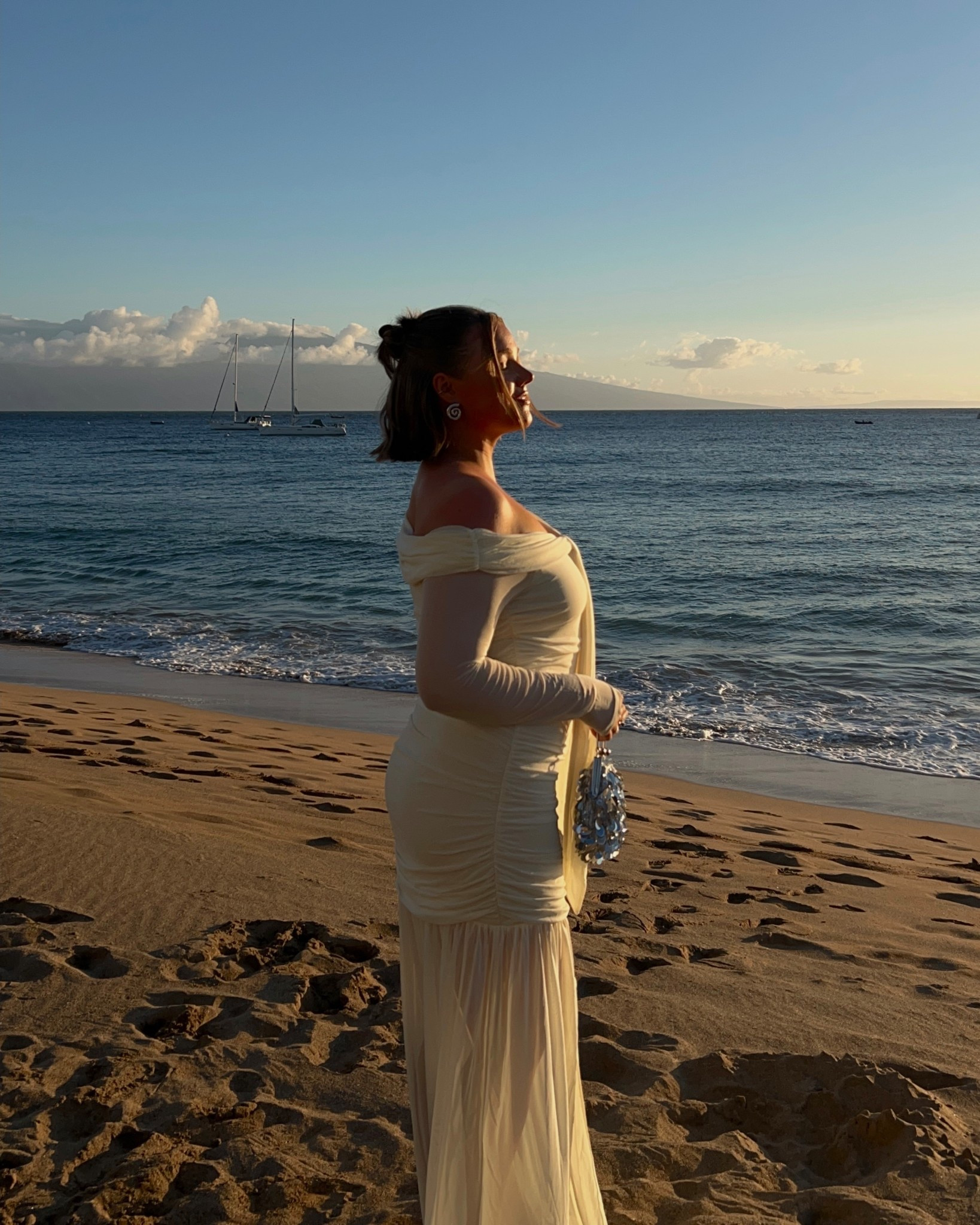 Cutest yellow dress it’s sheer on the bottom half!! Wearing a 10 I could have done a 8 I wish I had sized down because it would have held up better in the front. So true to size. It’s gorgeous!!! Heels TTS + swirly Amazon earrings 

