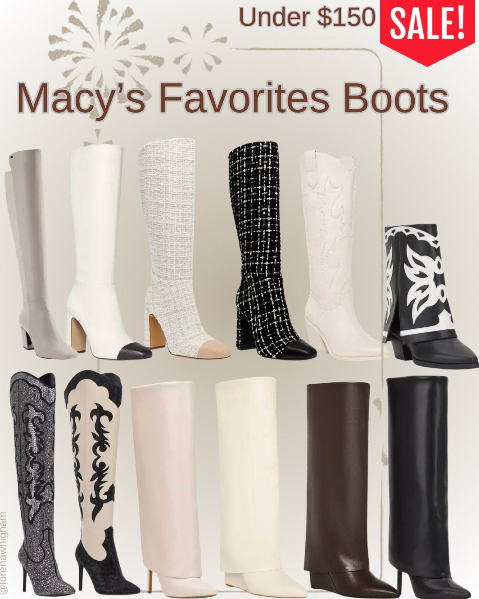 Great offer for limited time!

Amazing boots for affordable price!


Boots • shoes lover • knee high boots • cowboy boots • tweed boots • fall boots • black boots • style boots • ltk find • Macys sale • holiday sale • under 100 • under 200 • under 50

#LTKshoecrush #LTKGiftGuide #LTKHoliday