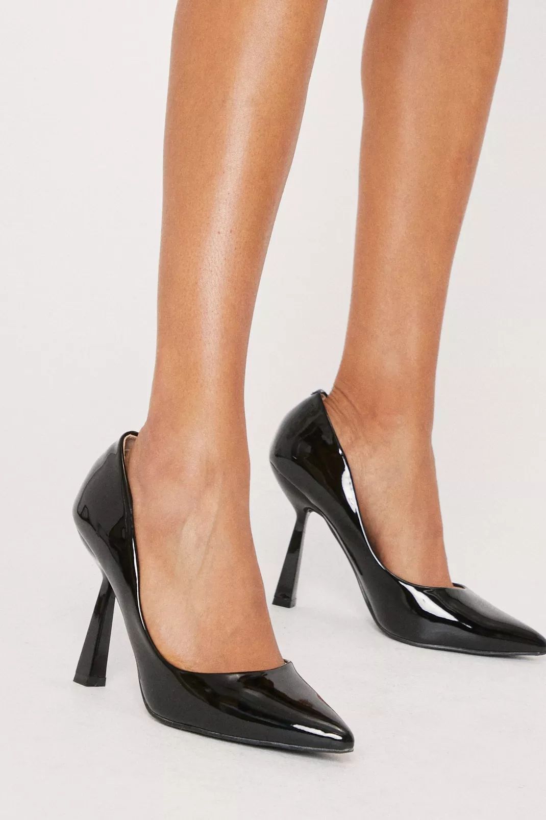 Patent Faux Leather Pointed Stiletto Heels | Nasty Gal (US)