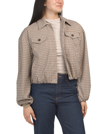 Bubble Trucker Jacket for Women | Polyester/Spandex/Viscose | Marshalls