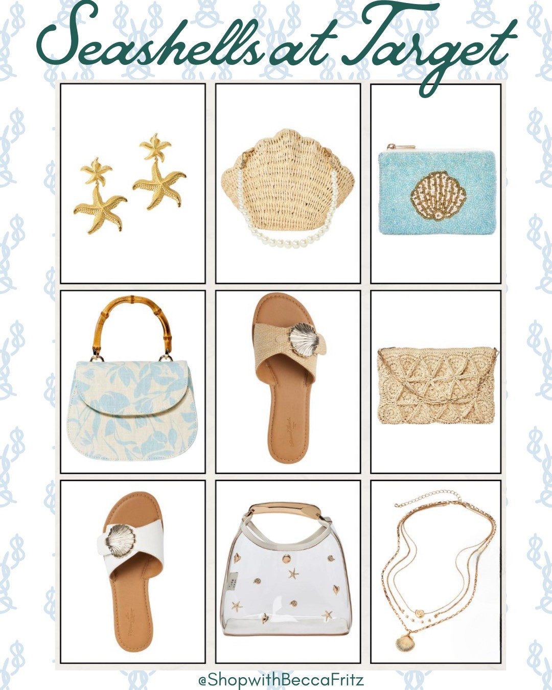 Shell yeah—Mother’s Day gifting just got beachy! 🔗 LINK IN BIO 🔗 
From starfish earrings to pearl-trimmed bags, these Target finds bring all the coastal charm. Perfect for the mom who dreams of the sea!

Shop them all in my LTK: @ShopwithBeccaFritz
#MothersDayGifts #TargetStyle #BeachyVibes #LTKFinds #BeccaFritzFinds

#LTKSaleAlert #LTKShoeCrush #LTKItBag