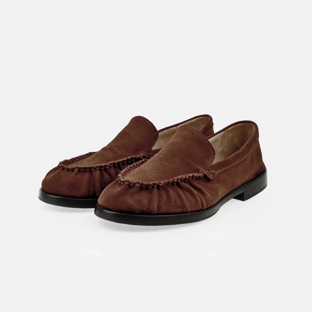 The Laid Back Loafer French Press Suede | Poppy Barley