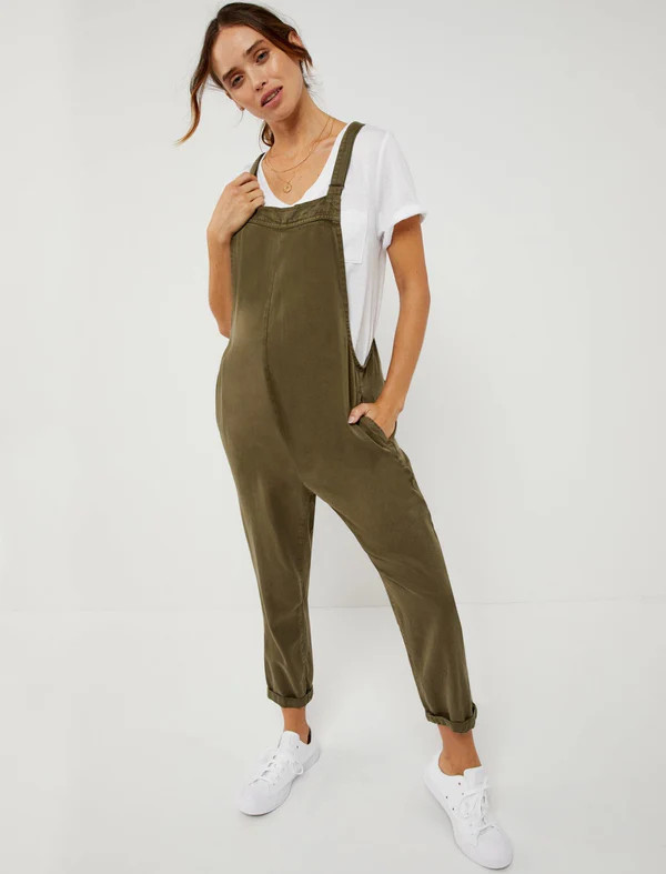 Tencel Maternity Overall | A Pea In The Pod