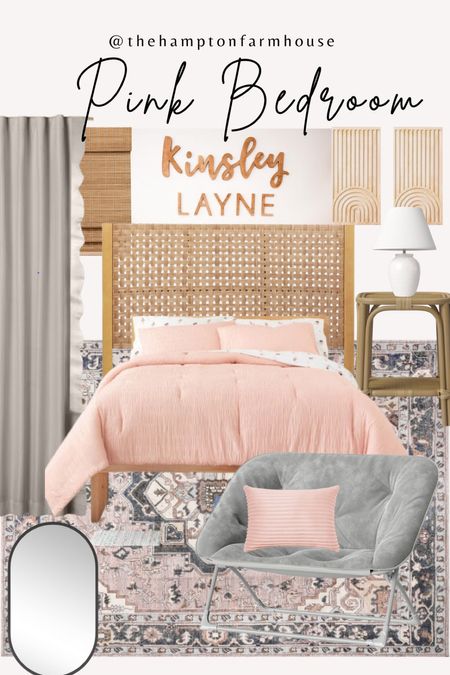 Budget friendly pink bedroom ✨

Girls bedroom | teen bedroom | pink bedroom | rattan | Target | sale finds | area rug 

#LTKstyletip #LTKkids #LTKhome