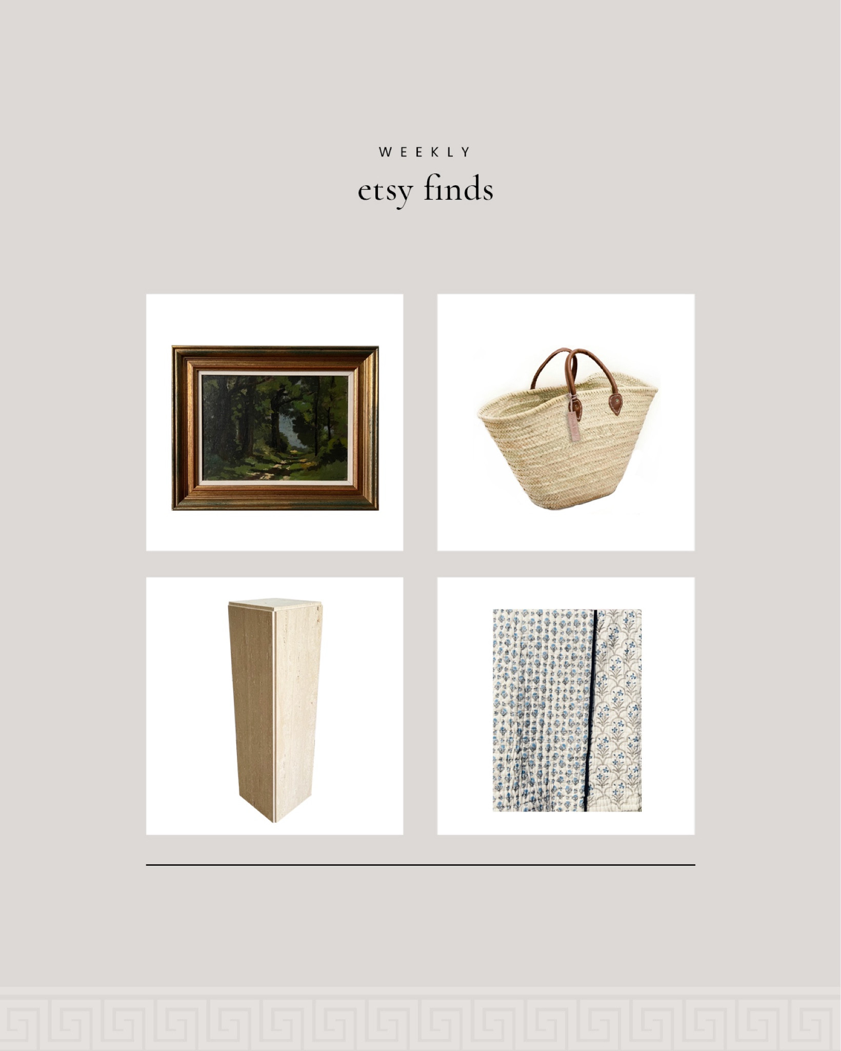 Weekly Etsy Finds: Vintage and Handmade Goods for Your Home or Office 

#LTKhome