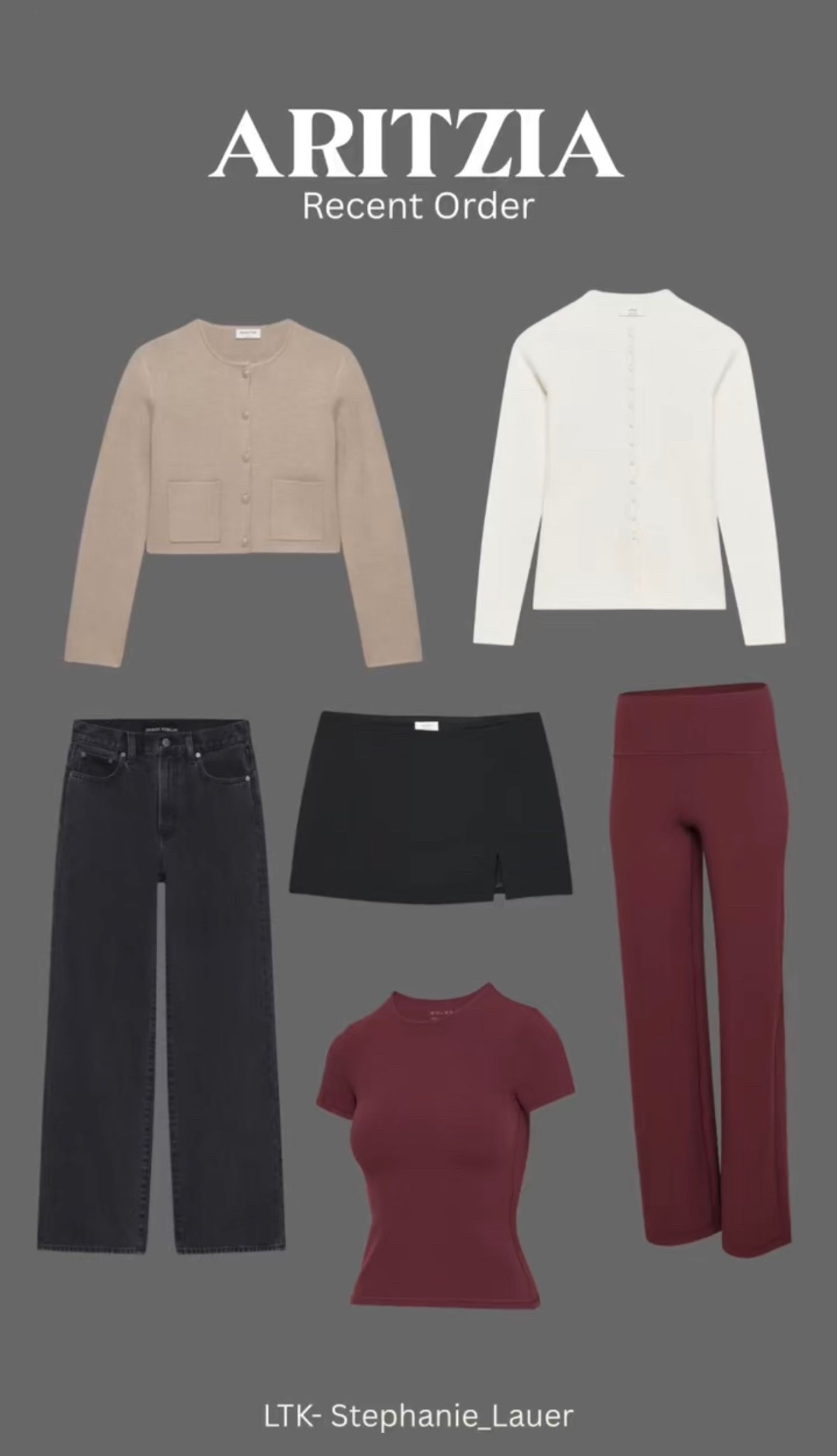 My recent Aritzia Order 🤍🛒

#LTKootd #LTKgrwm #LTKWorkwear