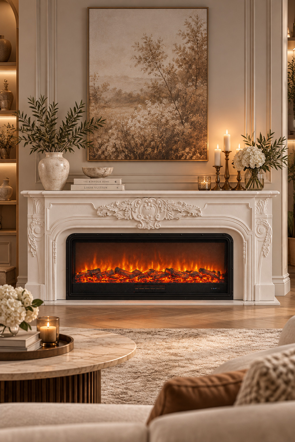 These tv stand with fireplace finds are exactly what I picture for cozy fall evenings at home. Think soft lighting, a comfy sectional, a warm throw, and that fireplace glowing under the TV. Wayfair’s 5 Days of Deals has options for so many decor styles, with select furniture up to 60% off right now. #WayfairFinds #TVStandWithFireplace #CozyLivingRoom #FallHome #LivingRoomDecor #FurnitureDeals #FireplaceConsole 

 #LTKSeasonal #LTKHome #LTKSaleAlert