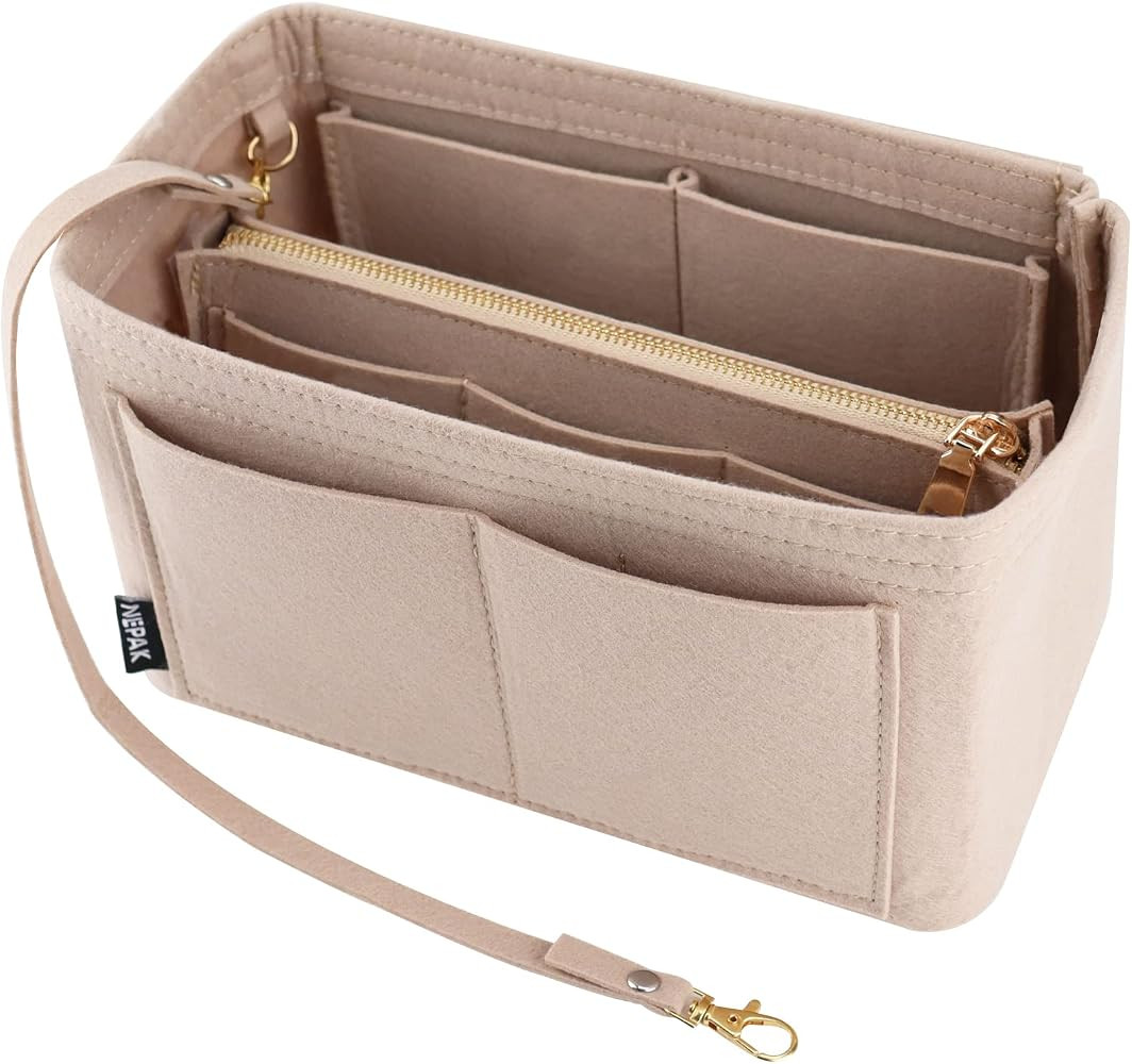 NEPAK Purse Organizer,Handbag Organiser,Felt Bag Organize(Beige) | Amazon (UK)