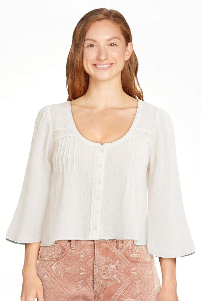 Jessica Simpson Women's Fiesole Lace Top, Sizes XS-XL | Walmart (US)