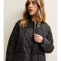 Women's Black Quilted Padded Jacket New Look | New Look (UK)