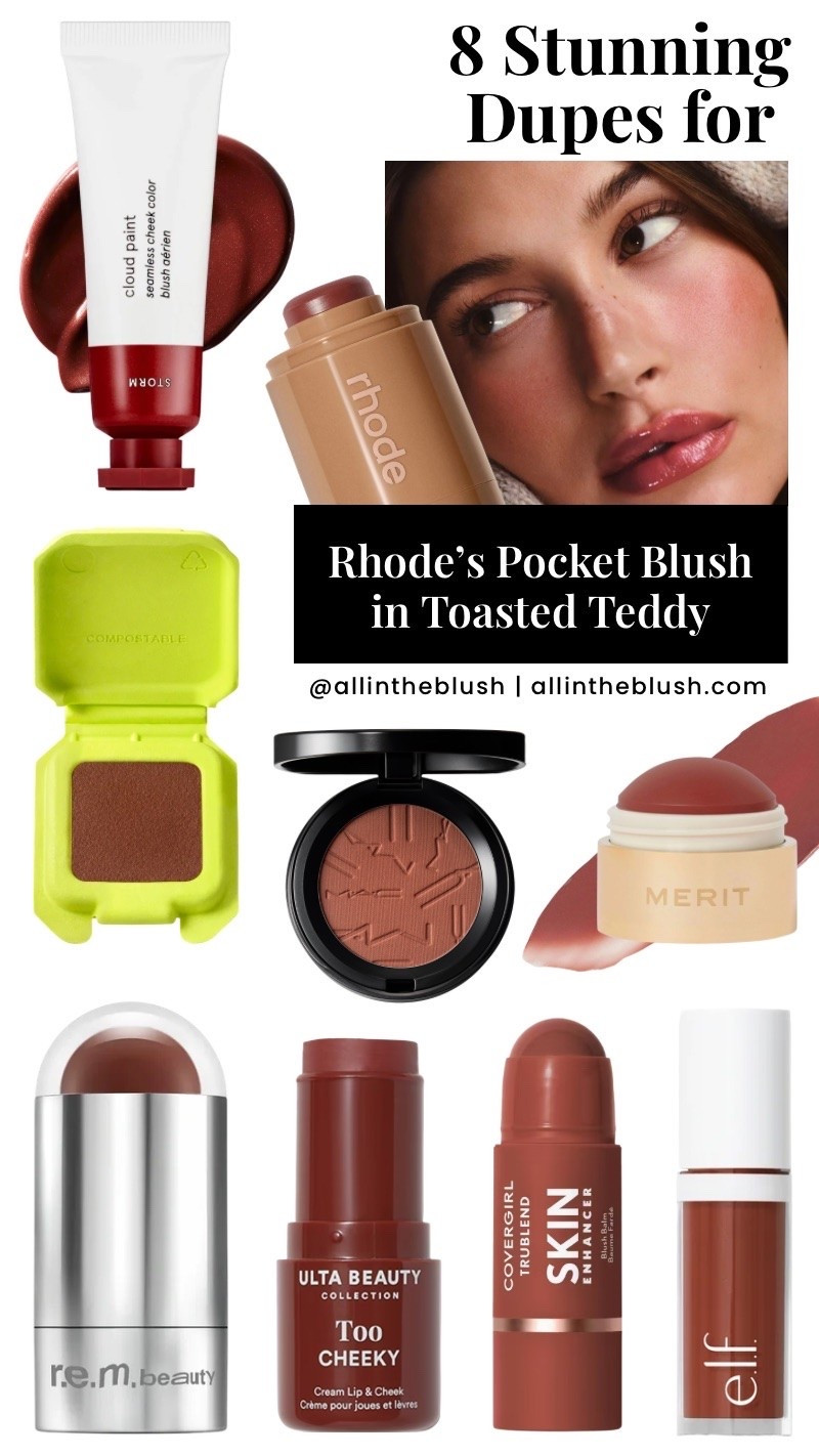 8 Stunning Dupes for Rhode Pocket Blush in Toasted Teddy🧸

#LTKBeauty #LTKgrwm #LTKSaleAlert