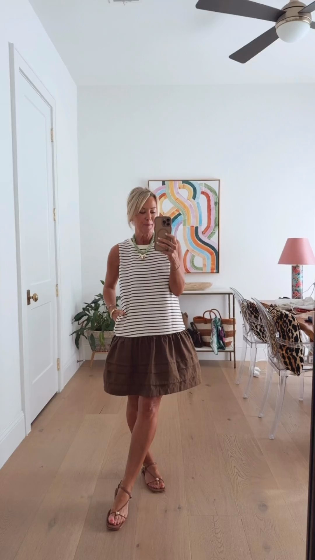 Still crushing on brown this season and I thought this little drop hem dress was so cute!
Dress: Small (don’t size up)

#LTKOver40 #LTKootd #LTKSeasonal
