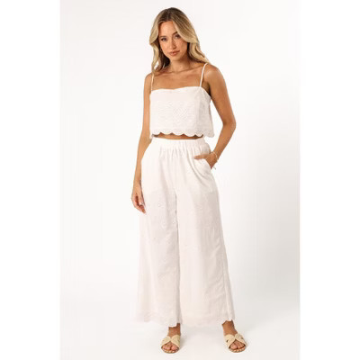 Petal and Pup Clementine Pant Set - White M | Target