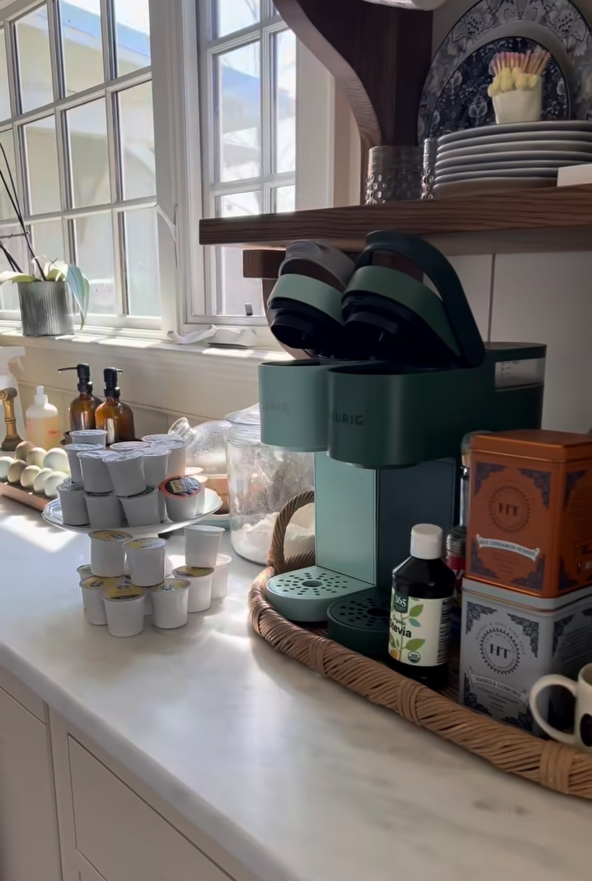 Coffee and tea station for guests and events

#LTKHome #LTKdayinmylife #LTKfoodie