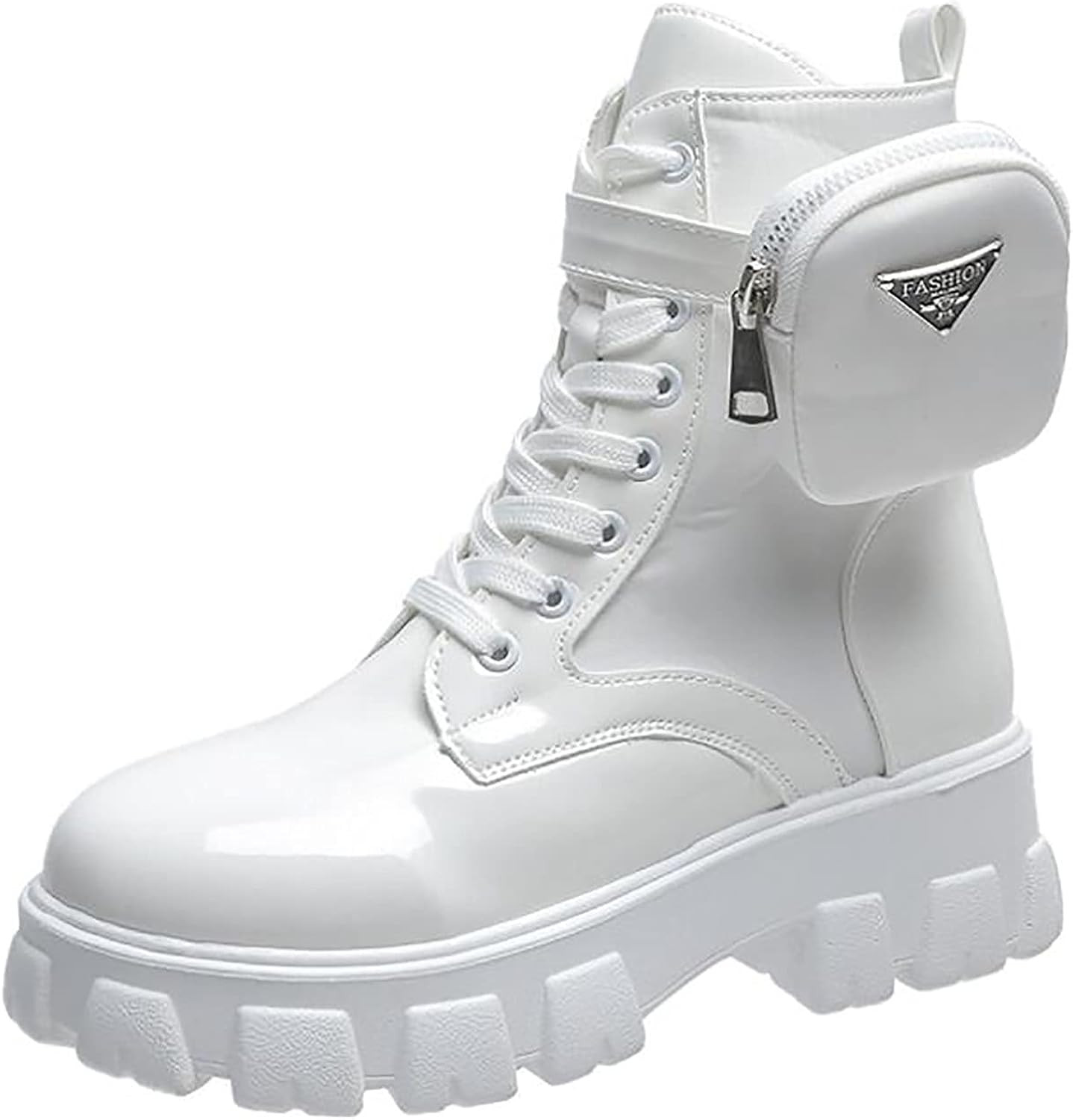 White Combat Boot | Amazon (US)