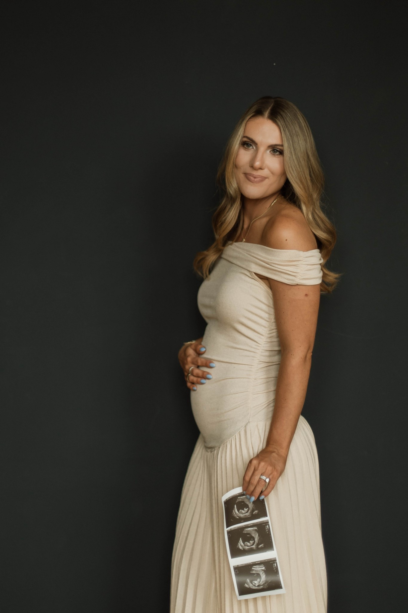 Pregnancy announcement outfit 

#LTKBump #LTKWedding #LTKSummerEdit