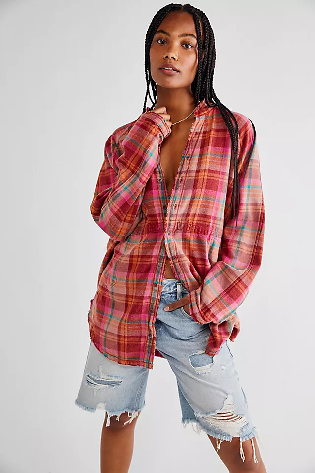 Summer Daydream Plaid Buttondown | Free People (Global - UK&FR Excluded)
