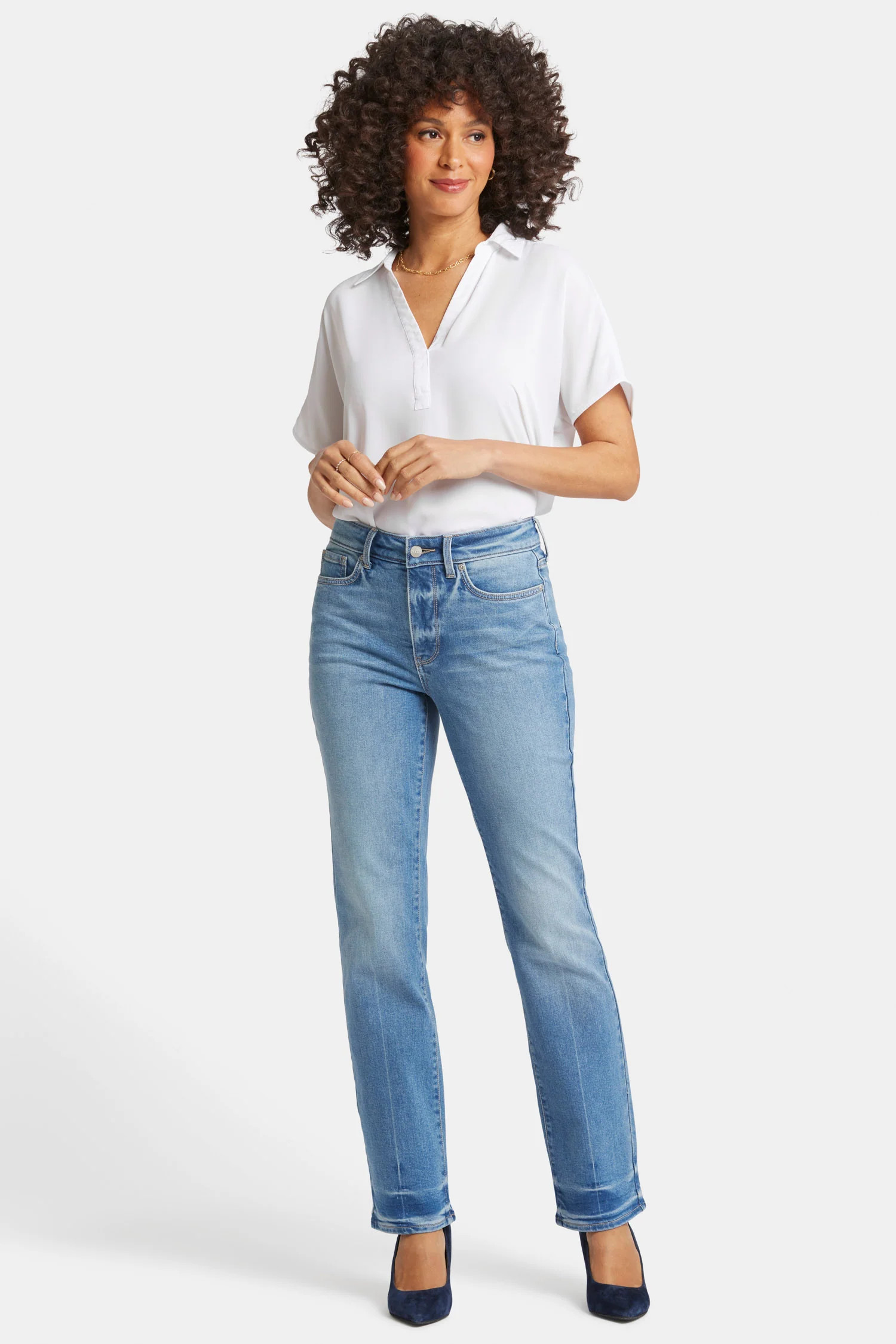 Marilyn Straight Jeans - Hidden Lake | NYDJ