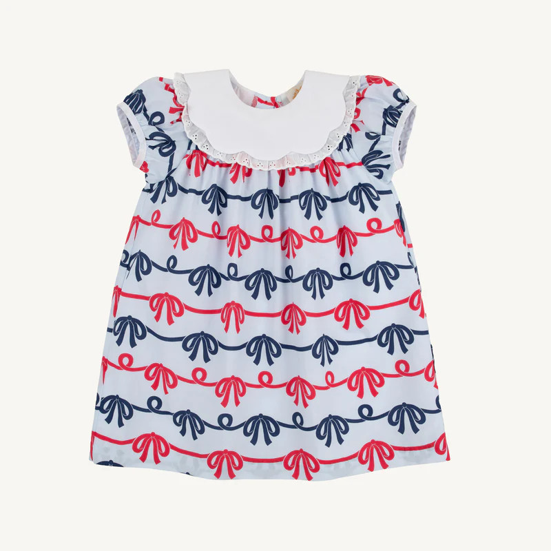 Patsy's Party Dress - Brentwood Bows & Worth Avenue White | The Beaufort Bonnet Company