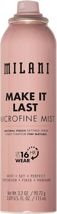 Milani Make It Last Microfine Mist Setting Spray - 16 Hour Wear Waterproof and Sweatproof Finish ... | Amazon (US)