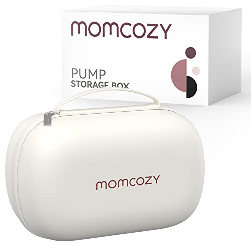 Momcozy Breast Pump Bag for Hands-Free Wearable Breast Pumps, Hard Shell Case with Removable Tray, Watertight Breast Pump Storage Bag for Pumping Bag, Diaper Bag, or Handbag（Holds 2 Pumps） | Amazon (US)