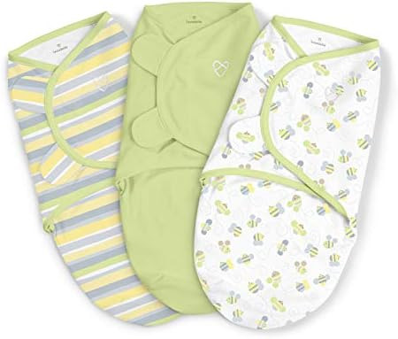 SwaddleMe Original Swaddle – Size Small, 0-3 Months, 3-Pack (Busy Bees) | Amazon (US)
