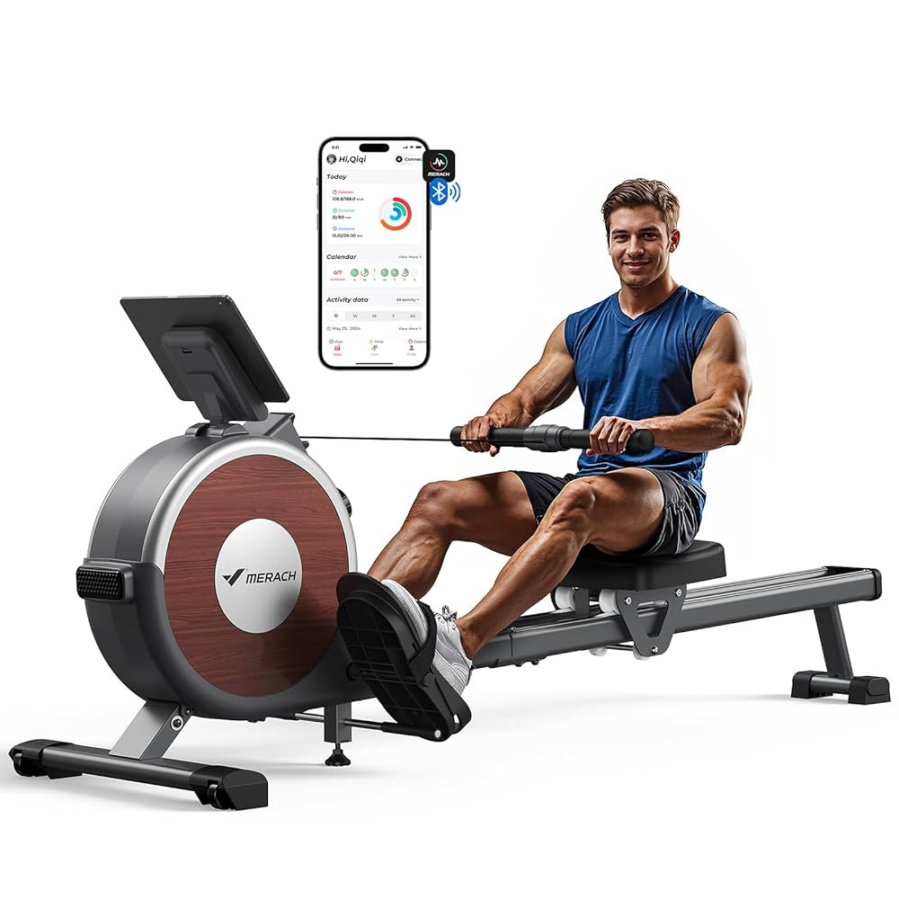 MERACH Rowing Machines for Home, Magnetic Rowing Machine with 16 Levels, Rower Machine of Quiet R... | Amazon (US)