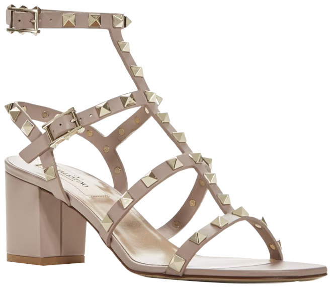 Valentino Garavani Women's Rockstud City Block Heel Sandals   | Bloomingdale's Shoes | Bloomingdale's (US)