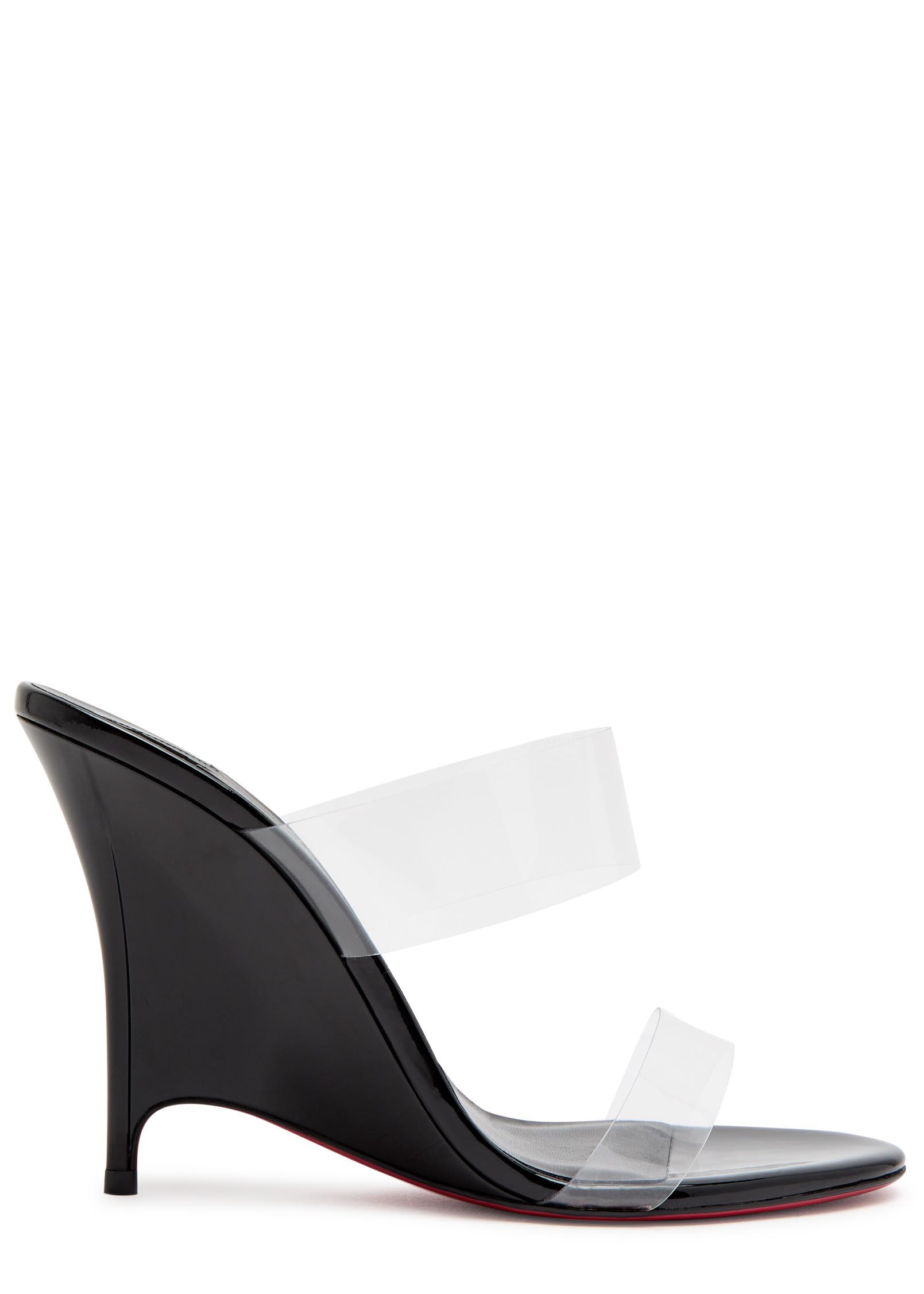 Solo Zee 100 patent leather wedge mules | Harvey Nichols