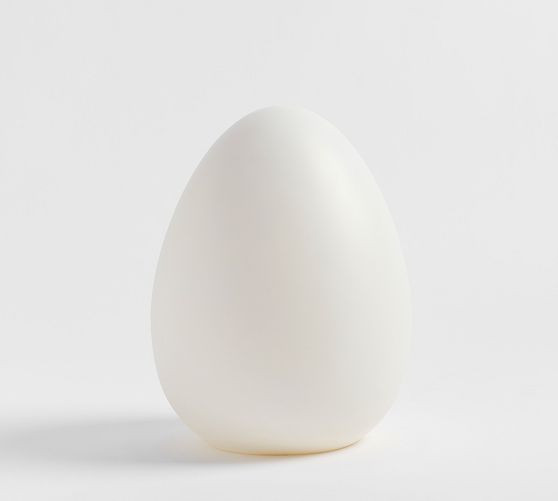 Lit Frosted Egg | Pottery Barn (US)