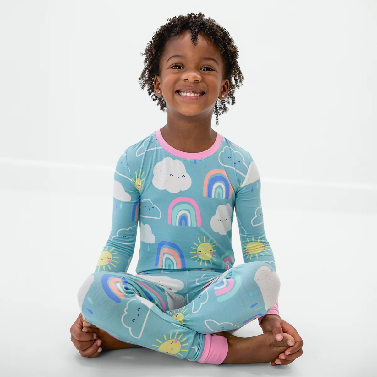 Sunny Skies Two-Piece Pajama Set | Little Sleepies