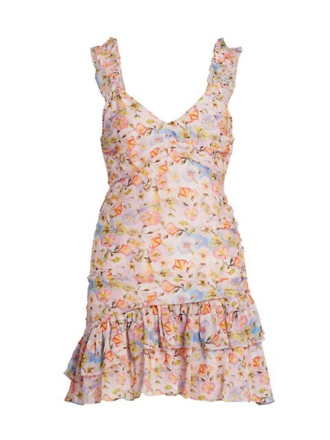 Desra Floral Minidress | Saks Fifth Avenue