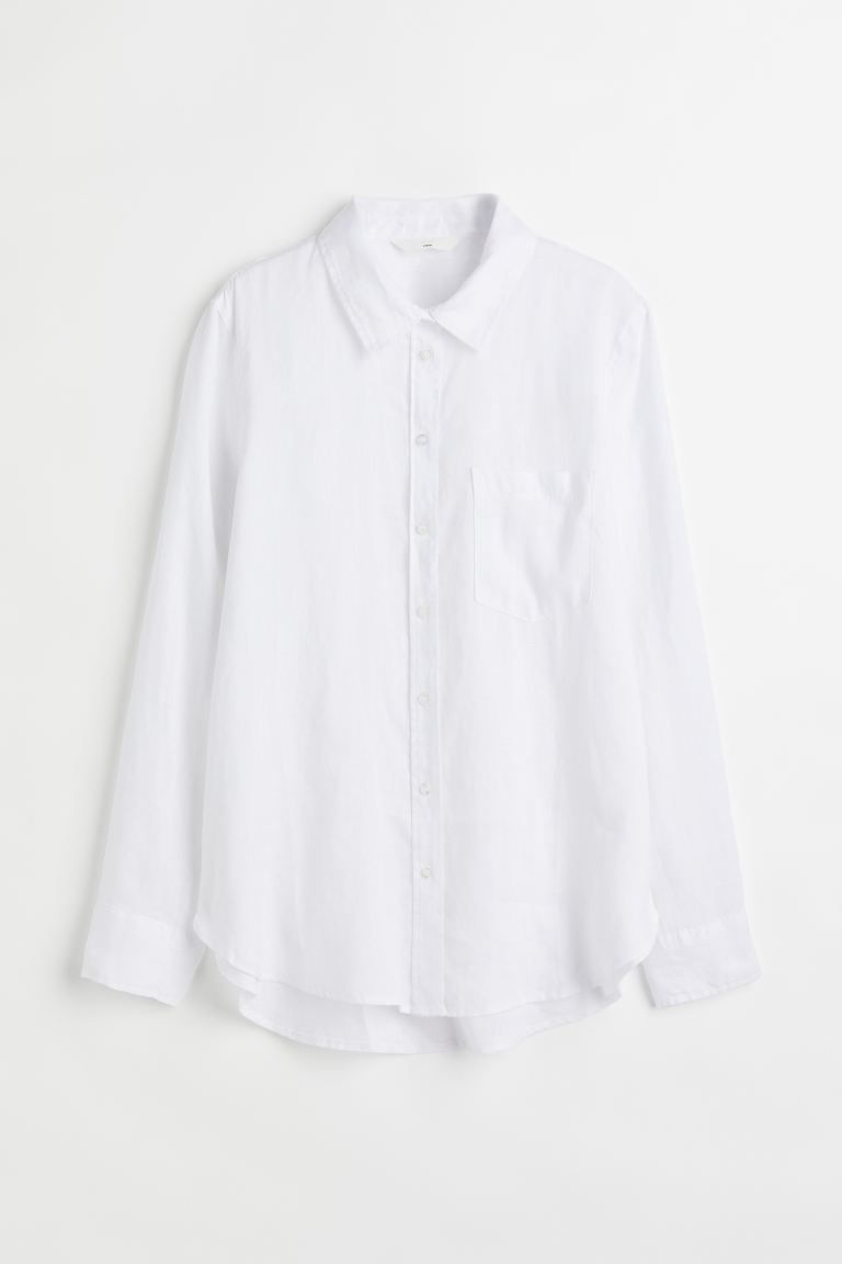 Linen shirt | H&M (UK, MY, IN, SG, PH, TW, HK)