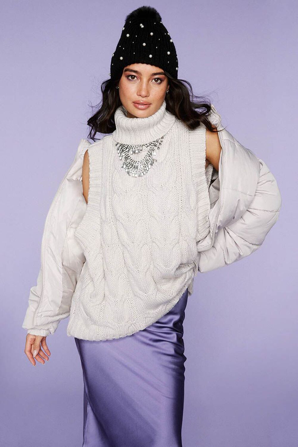 Cable Knit Sweater Vest | Forever 21 (US)