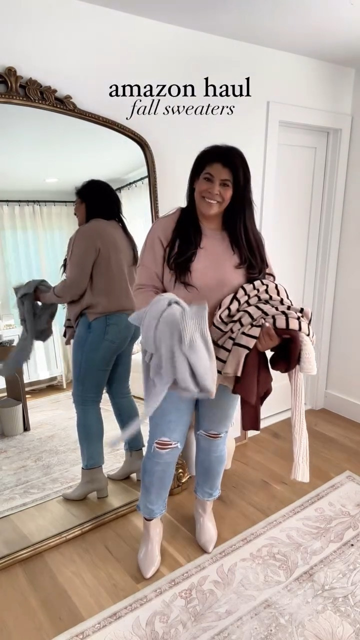 I have worn these amazon sweaters on repeat for yearsss so I know you’re going to love them too! 🤎
——
#amazonfashion #amazonfashion2024 #midsizestyle #midsizehaul #size12 #amazonhaul #sweaterweather #amazonsweater #tryonhaul #fallfashion2024 amazon try on haul, amazon haul, amazon unboxing, midsize haul, amazon fashion, amazon fall fashion, midsize amazon, autumn fashion, fall fashion, easy outfits, casual style, amazon sweaters

#LTKFindsUnder50 #LTKVideo #LTKSeasonal