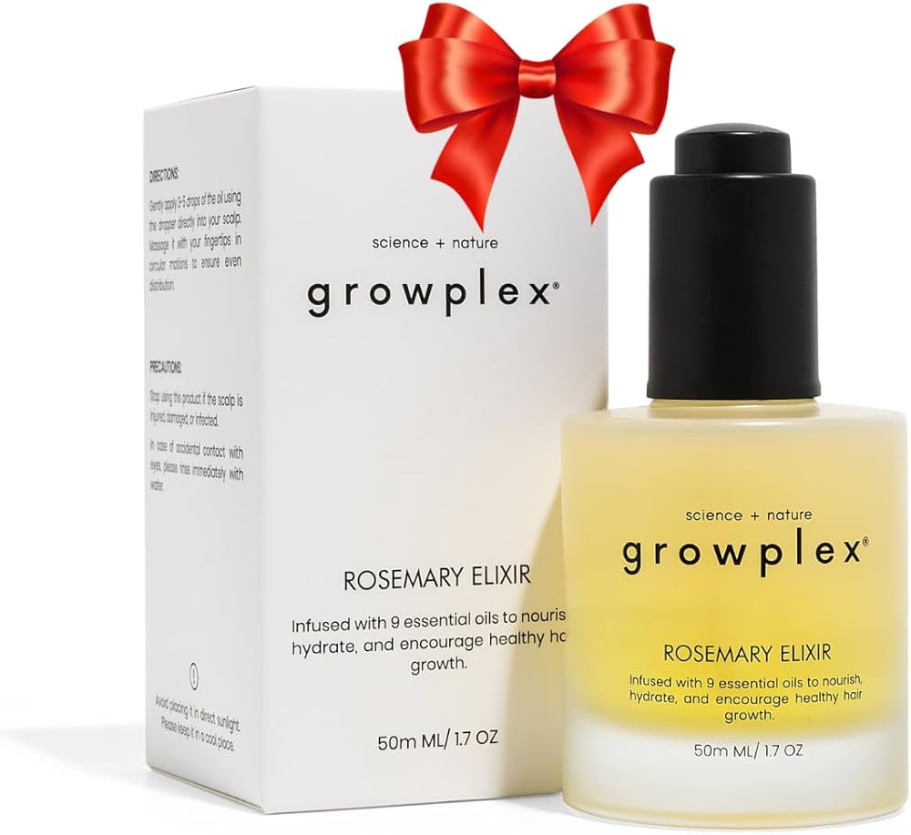 Rosemary Elixir – Daily Scalp Oil with 9 Essential Oils – Lightweight, Non-Greasy Formula for... | Amazon (US)