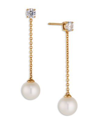 Cultured Genuine Freshwater Pearl Drop Earrings | Bloomingdale's (US)