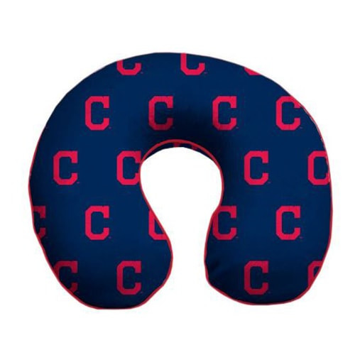 Cleveland Indians Memory Foam Travel Pillow - Blue | Fanatics