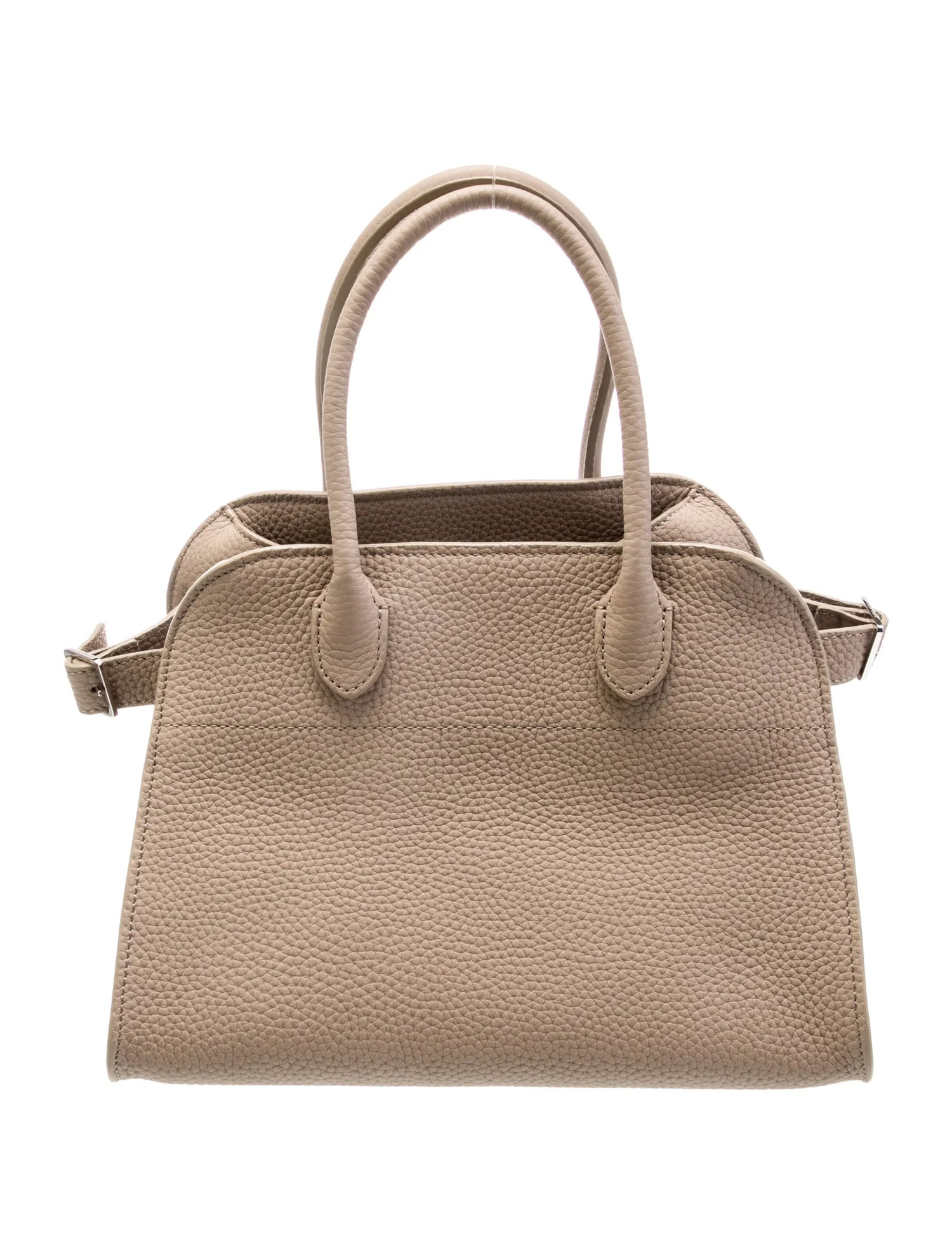 The Row Leather Soft Margaux 10 - Neutrals Handle Bags, Handbags - THR189031 | The RealReal | The RealReal