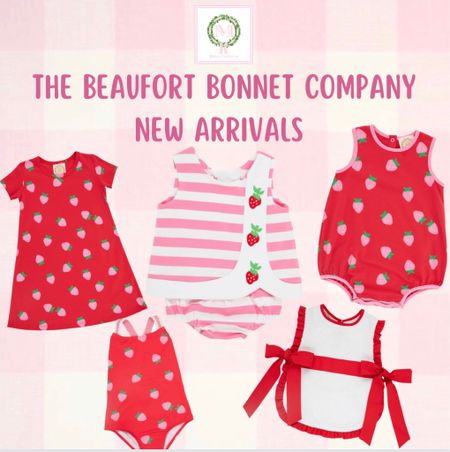 🍓TBBC new arrivals🍓

The Beaufort Bonnet Company Strawberry collection | spring clothes for babies | spring clothes for toddlers and kids | summer clothes for babies | summer clothes for toddlers and kids | swimsuits for girls | cover ups for girls | 

#LTKSeasonal #LTKunder100 #LTKkids