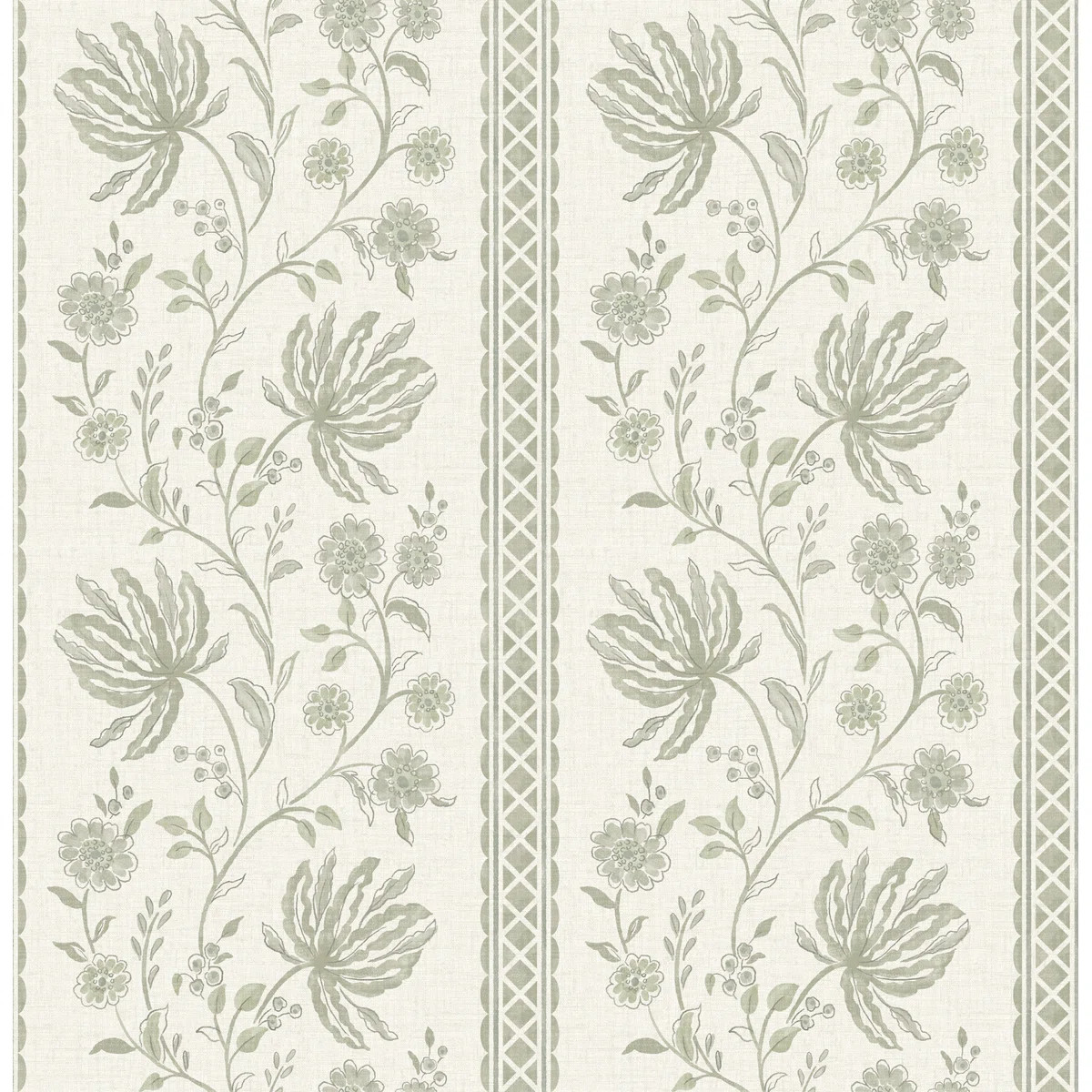 Erin Gates Edgemoor Jacobean Stripe Wallpaper & Reviews | Wayfair | Wayfair North America