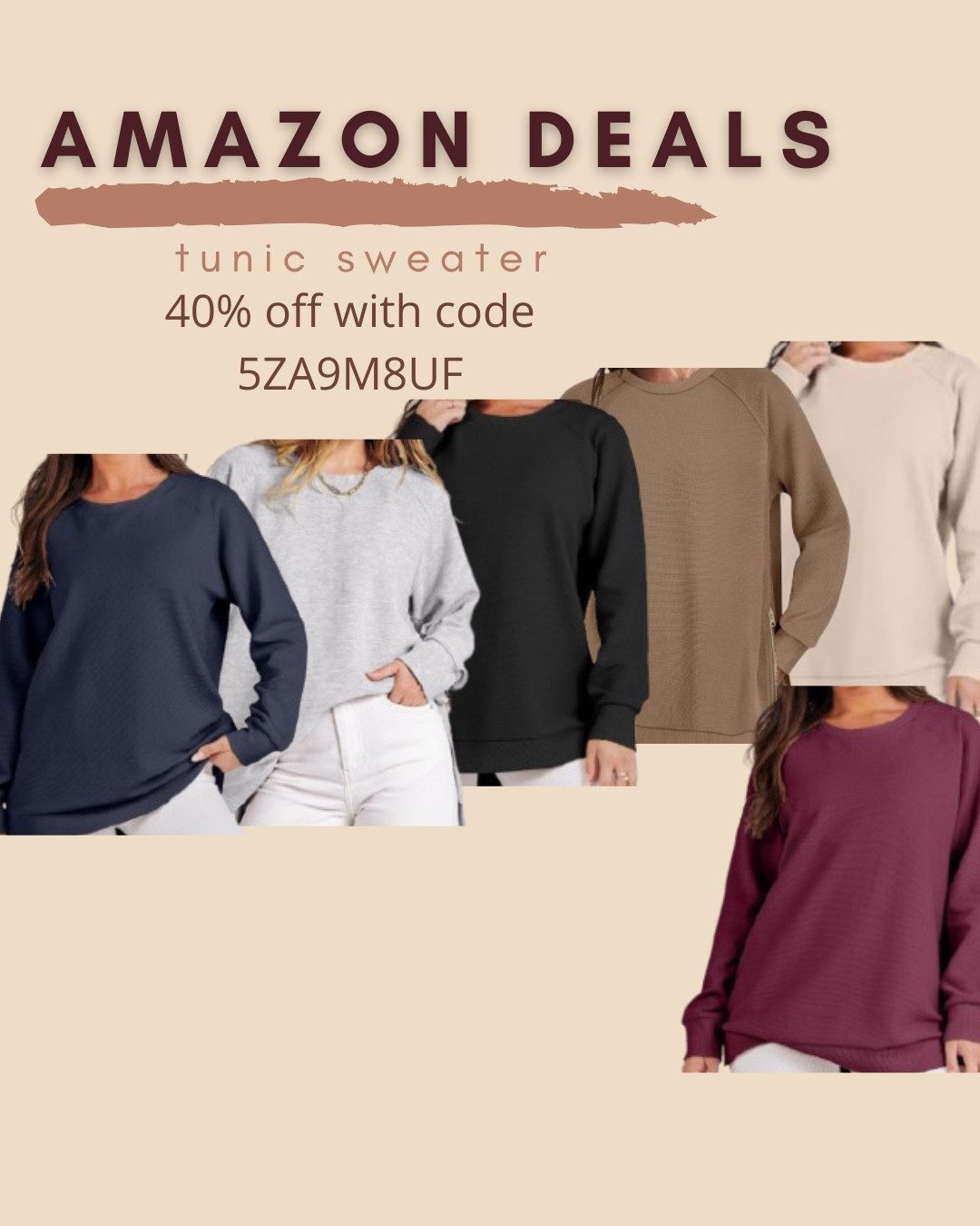 $17 ends 7/27

Amazon fashion
Amazon deals
Zipper sweater
Tunic sweater
Leggings sweater
Comfy outfit

#LTKSaleAlert