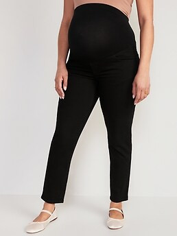 Maternity Full-Panel OG Straight Jeans | Old Navy (US)